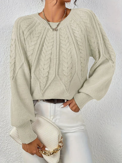 Emila™ | Casual and Elegant Cable-Knit Sweater