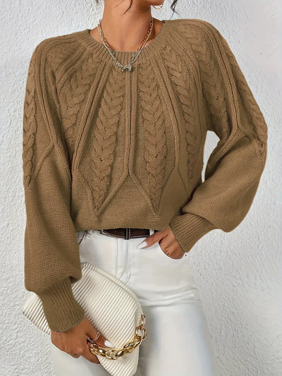 Emila™ | Casual and Elegant Cable-Knit Sweater