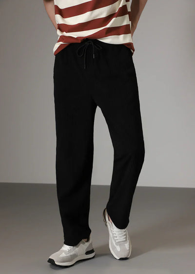 Tom - Ribbed tubular leg pants