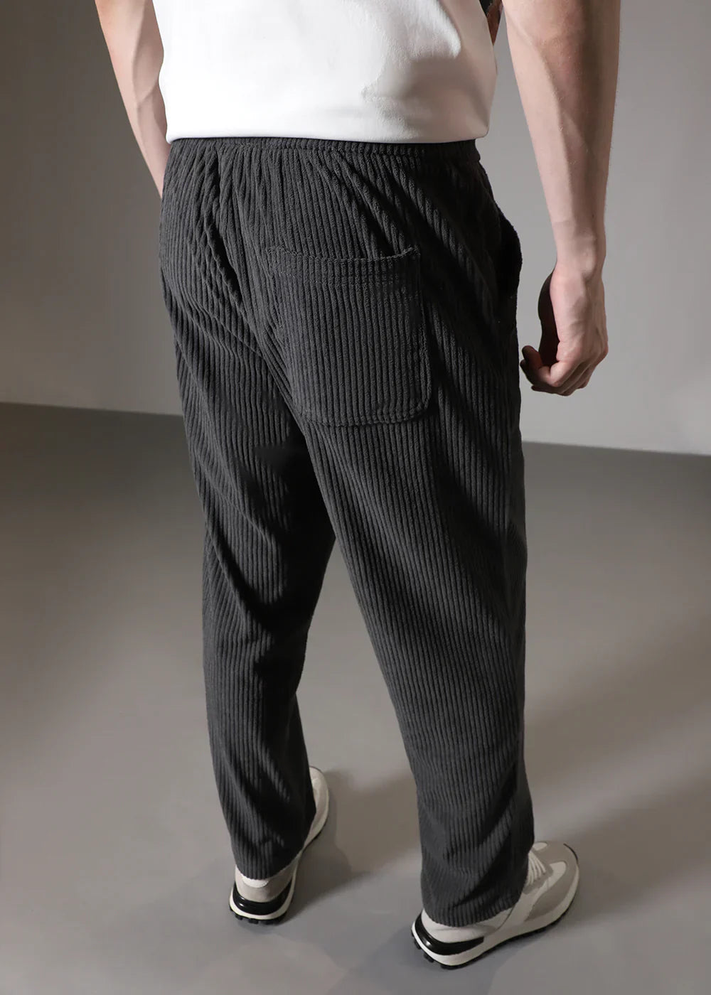 Tom - Ribbed tubular leg pants