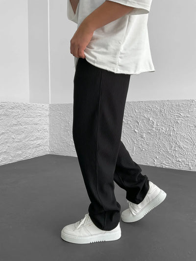 Tom - Ribbed tubular leg pants